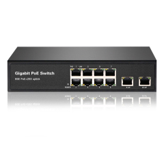 24V 8-Port Full Gigabit With 2*G SFP Non-standard PoE Switch