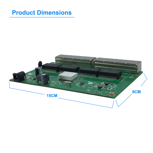 8 Ports Gigabit ESD Protection Manageable Reverse PoE Ethernet Switch