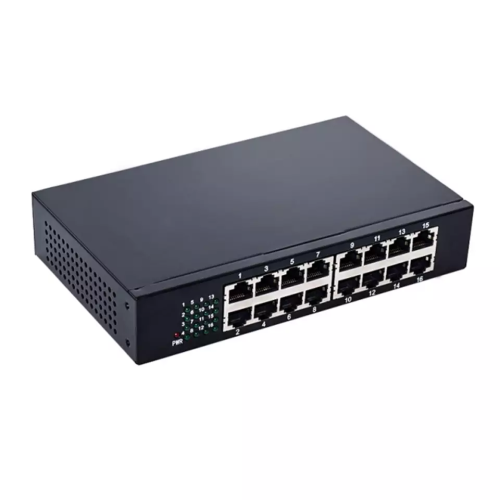 16 Port 10/100Mbps Ethernet Switch Desktop Fast Unmanaged Hub
