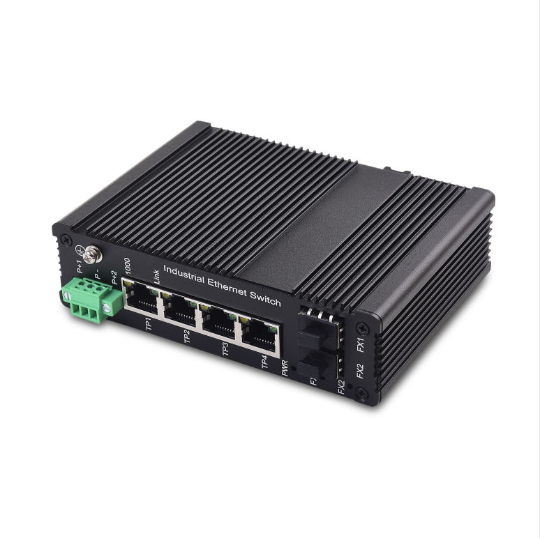 4 Ports 1000Mbps Gigabit Industrial Ethernet Switch