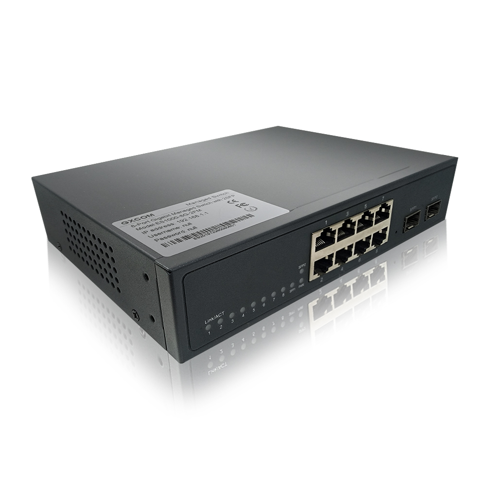 8 port gigabit + 2 gigabit sfp upink network switch