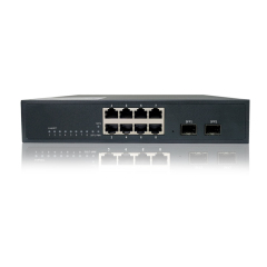 8 port gigabit + 2 gigabit sfp upink network switch