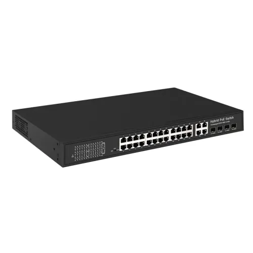 Unmanaged Full Gigaibt 24 Port POE Switch With 4X1G Uplink