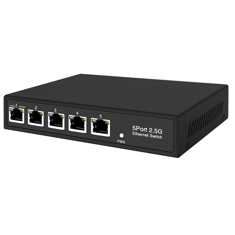 Unmanaged Full Gigabit 2.5g Poe Network Switches 5 Port