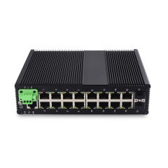 OEM/ODM L2 managed Gigabit Industrial Ethernet Switch 16 port with 2X1G SFP