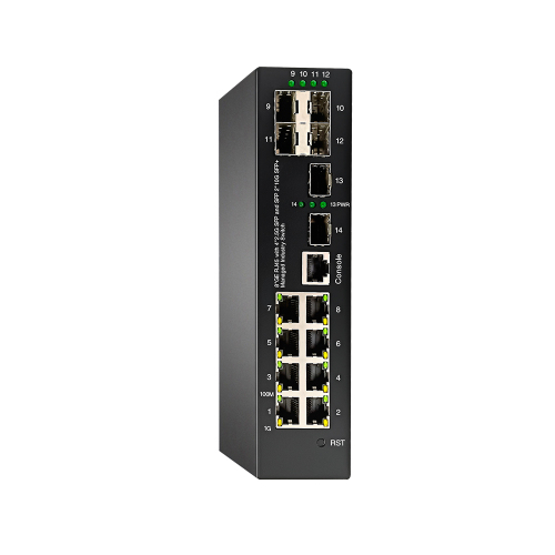 Gigabit L2 Managed 8 Port Ethernet Switch+2x10G SFP+ with 4x2.5G SFP