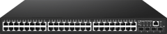 48 Ports Gigabit OpenWRT Managed PoE Switch with 2 Fiber SFP