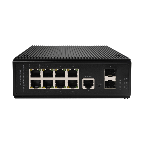 Industrial 8-Port PoE +2 SFP Slots Gigabit Managed Switch