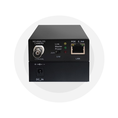 500M POE POC Ethernet Extender IP VIDEO/AUDIO/DATA/POE OVER COAXIAL CABLE Digital Video Signal Transmitter