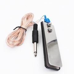 Tattoo Mini Foot Pedal-Mini Foot Pedal Switch Stainless Steel Silicone Black Clip Cord Tattoo Supplies