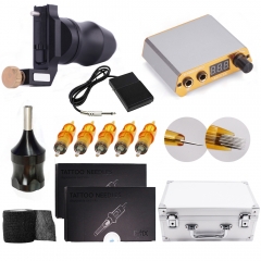 Aluminum Rotary Tattoo Machine ctg011 Electric Tattoo Gun Kits