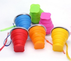 Portable Folding Collapsible Silicone Cup