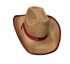 Cowboy Paper Straw Hat