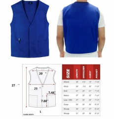 Supermarket clerk vest safety vest uniform vest