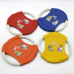Pet Training Toy Frisbee, Pet Cotton Rope Frisbee Toy