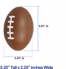 Mini Foam Football Sports Stress Ball (3.25*2.25inch)