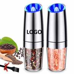 Gravity Electric Stainless Steel Pepper and Salt Grinder Set