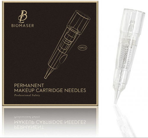 10PCS Biomaser Permanent Makeup Needles Cartridges Needles Tattoo Machine Pen