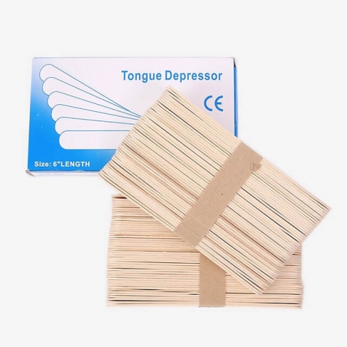 100 pcs Disposable Tongue Depressor Bamboo Removal Sticks Permanent Makeup Accessories