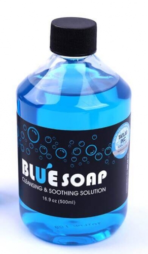 16 oz Cleaning tattoo permanent makeup blue soap,Tattoo Soap Tattoo Aftercare Supply Soothing Healing Solution
