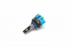 Three color 9012 LED car headlight bulb