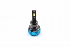 Three color H1 LED car headlight bulb