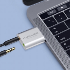 USB External Sound Card Sliver