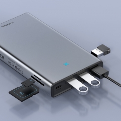 USB-C Hub with Hard Drive Enclosure