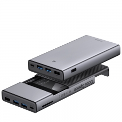 USB-C Hub with Hard Drive Enclosure