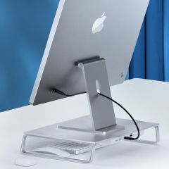 Monitor Stand with USB-C Docking Station