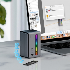 LED Strip Light USB C Docking Station