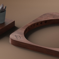 Black Walnut Stand for Mac mini and Mac Studio