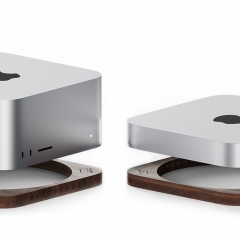 Black Walnut Stand for Mac mini and Mac Studio