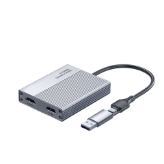 USB to Dual HDMI Adapter