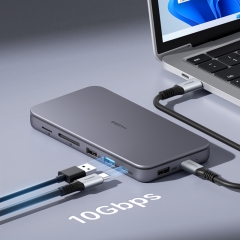 USB-C Hub with M.2 SSD Enclosure