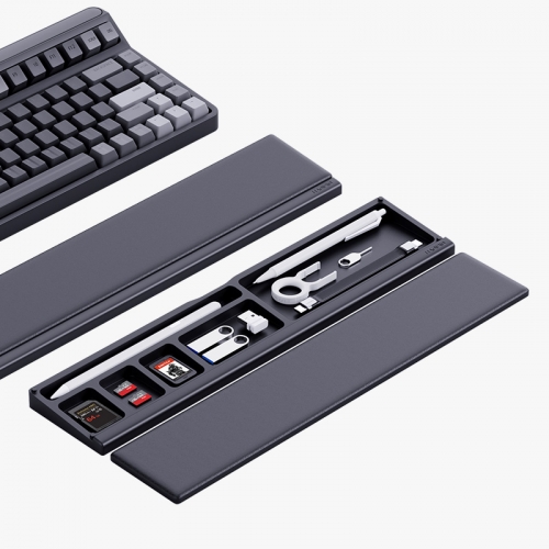 Keyboard Wrist Rest Pad with Storage Case