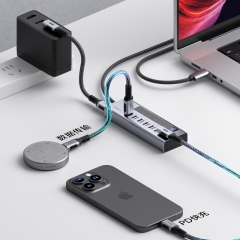 LED Display USB C Hub