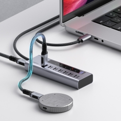 LED Display USB C Hub