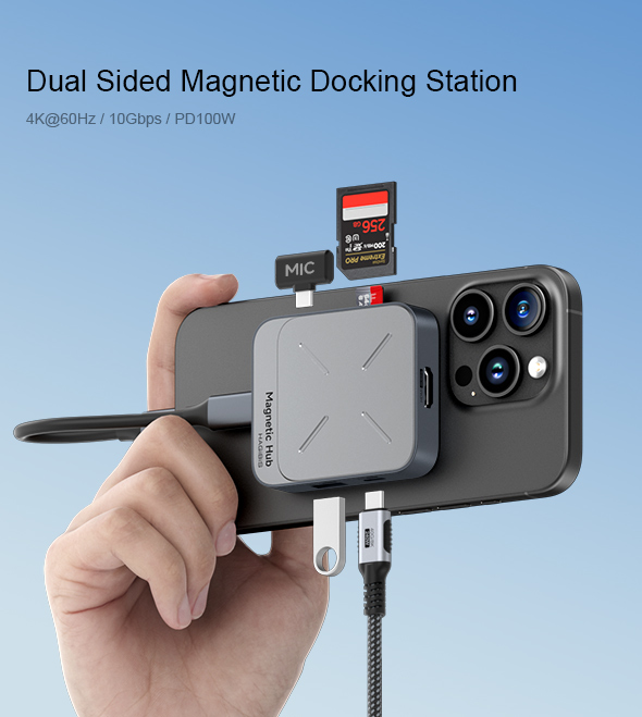 Dual Sided Magnetic Docking Station