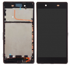 Replacement For Sony Z4 LCD Display and Touch Screen Digitizer Assembly with Frame
