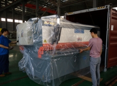 Shipment to Indonesia-QC12K-6x3200 hydraulic shearing machine