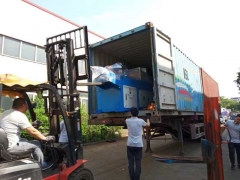 Shipment to Bahrain-DW100NC hydraulic pipe bending machine