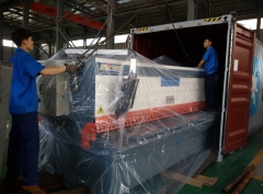 Shipment to Indonesia-QC12K-6x3200 hydraulic shearing machine