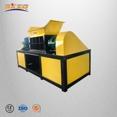 Double Shaft SXZG Waste Metal Plastic Mobile Car Body Tire Shredder Machine