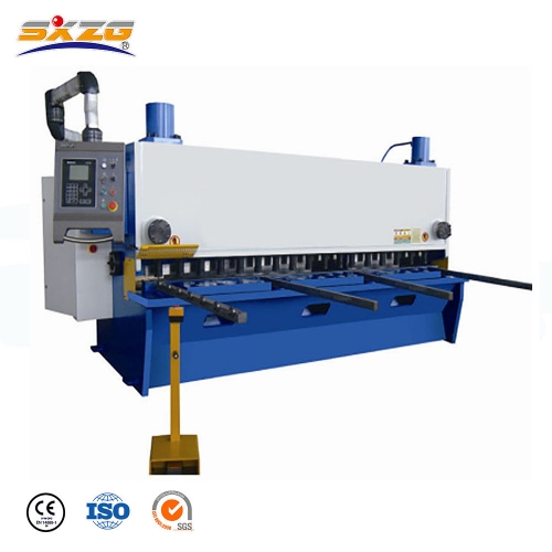 QC11K DAC360CNC guillotine hydraulic shear and plate shear machine, steel shear cuts