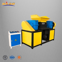 600B mobile small double shaft tire shredder prices blade