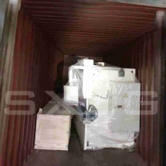 Shipment to Canada-63T TP10 CNC press brake machine and 1500W laser cutting machine