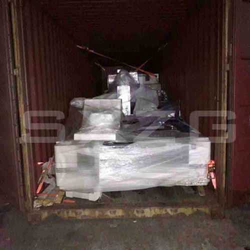 Shipment to Canada-63T TP10 CNC press brake machine and 1500W laser cutting machine