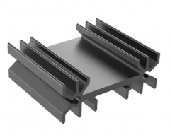 Black Anodize Aluminum Heatsink
