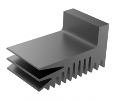 Black Anodize Aluminum Heatsink